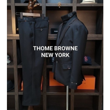 THOM BROWNE 톰브라운 블랙 모던 런던 슈트 셋트
