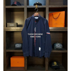 THOM BROWNE 톰브라운 클래식 라인 삼선 로고 셔츠