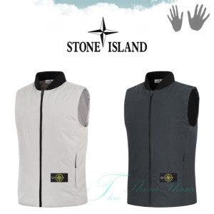 STONE ISLAND 스톤아일랜드 슬렛 시보리 패딩 베스트