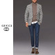 GUCCI 구찌 하운드 투스 싱글 울 자켓