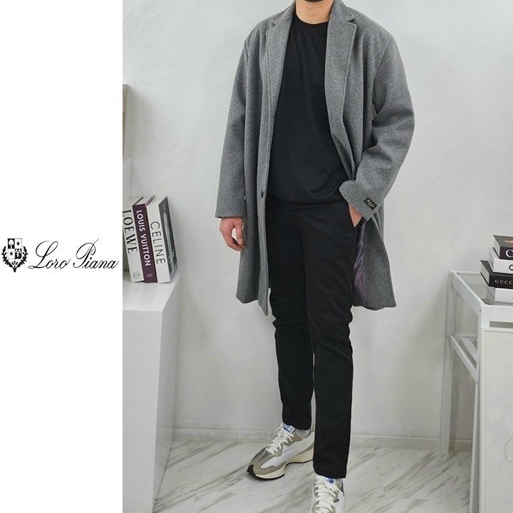 LOROPIANA 로로피아나 울 싱글 코트 4COLOR