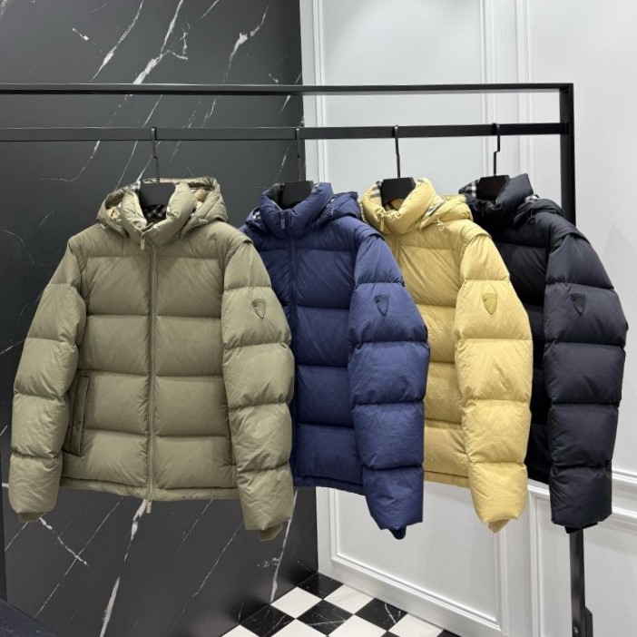 BURBERRY 버버리 쉴드 하이브리드 다운 패딩