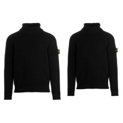 STONE ISLAND 스톤아일랜드 패치 울니트 터틀넥
