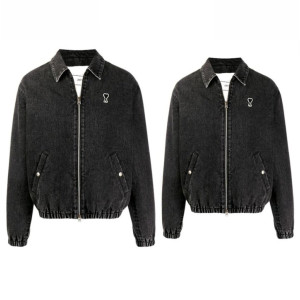 AMI 아미 흑청 데님 자켓