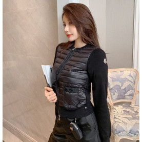 MONCLER 몽클레어 덕다운 니트 집업