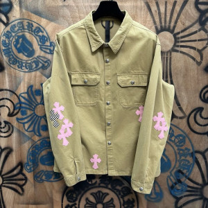 CHROME HEARTS 크롬하츠 워크독 크로스 패치 셔츠 자켓