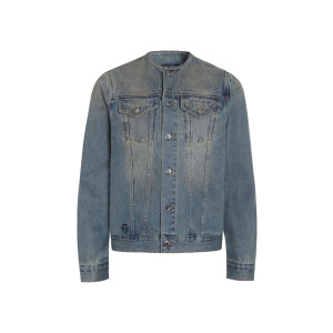 PRADA 프라다 칼라 리스 데님 트러커 자켓 2COLOR