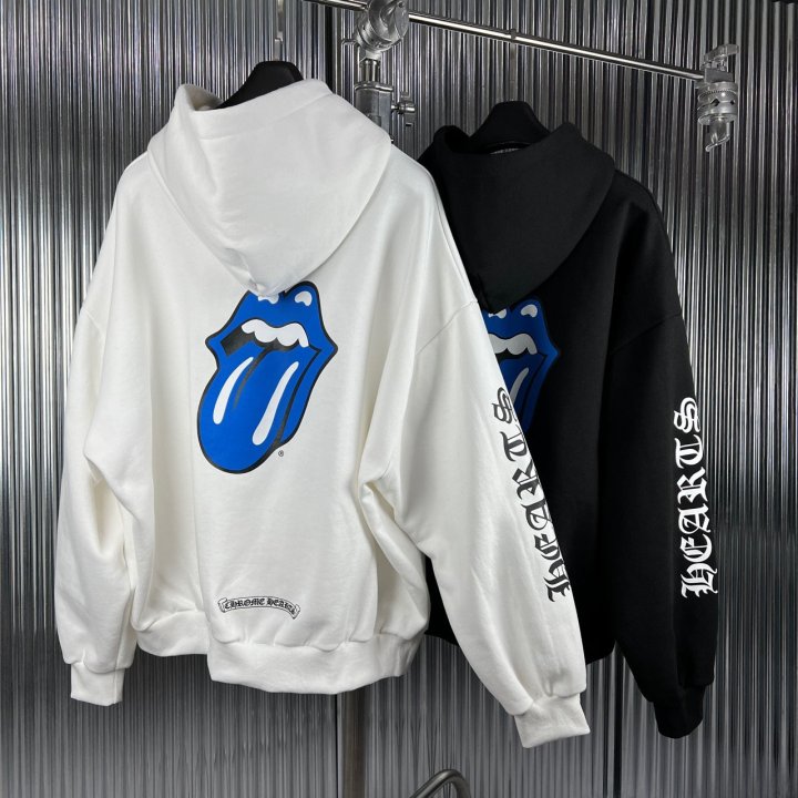 CHROME HEARTS 크롬하츠 롤링 기모 후드