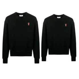 AMI 아미 체인 스몰패치 맨투맨