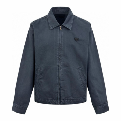 PRADA 프라다 워싱 데님 블루종 자켓