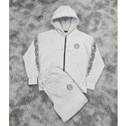 CHROME HEARTS 크롬하츠 타투 기모 후드집업&팬츠 세트 2COLOR