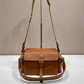 PRADA 프라다 익스플로러 스웨이드 양가죽 숄더백 1BD394