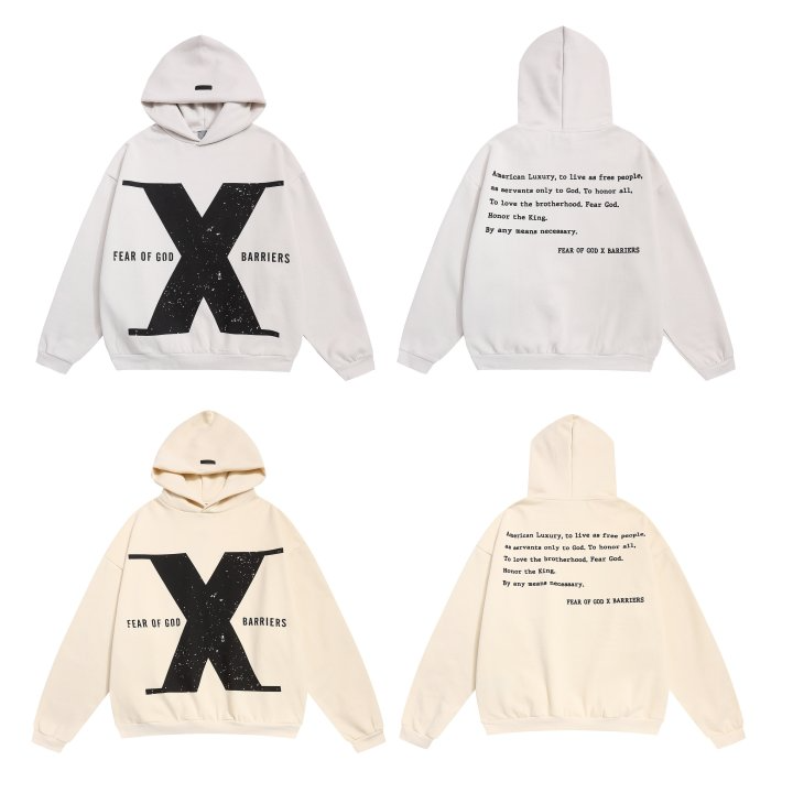 FEAR OF GOD 피어오브갓 880 배리어스 월드와이드 플리스 후드