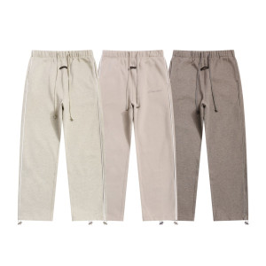 FEAR OF GOD 피어오브갓 에센셜 923 파이핑 플리스 스웨트 팬츠