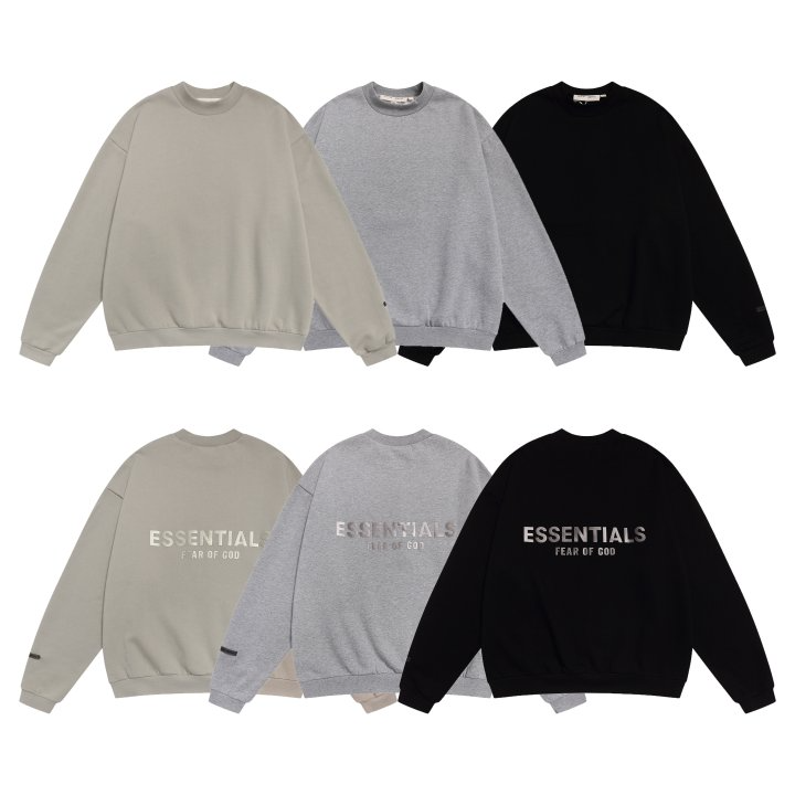 FEAR OF GOD 피어오브갓 에센셜 1851 백 로고 플리스 스웨트 셔츠