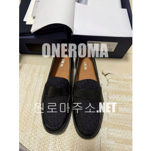 디올 오블리크 자카드 레더 그랑빌 로퍼