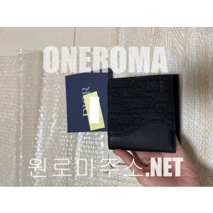 양*영 고객님 디올 오블리크 자카드 새들 컴팩트 반지갑