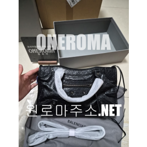 발렌시아가 르 시티 토트백 블랙