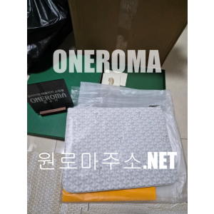 고야드 세나 클러치 화이트