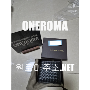 보테가 베네타 반지갑 블랙