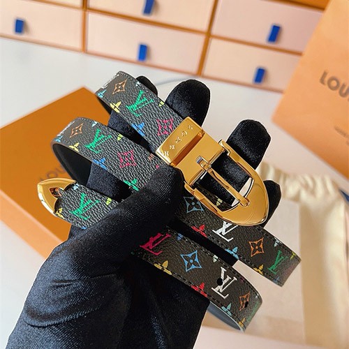 LOUIS VUITTON 루이비통 여성용 벨트 2CM L70161 (금장/은장)