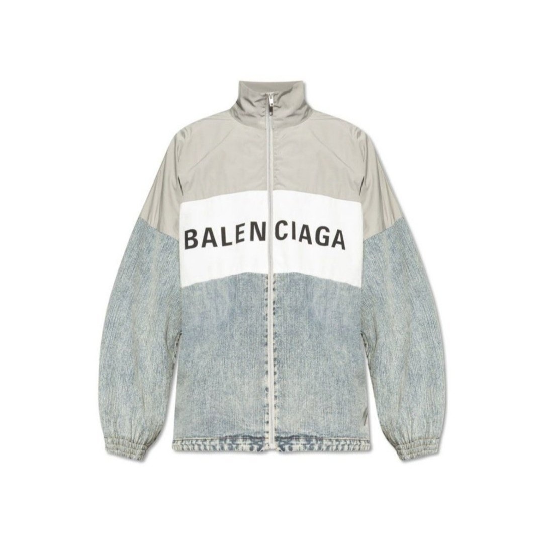 BALENCIAGA 발렌시아가 로고 프린트 집업 자켓
