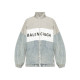 BALENCIAGA 발렌시아가 로고 프린트 집업 자켓