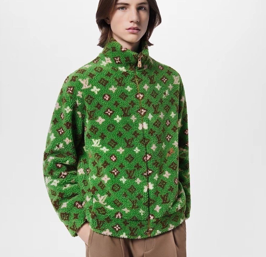 LOUIS VUITTON 루이비통 모노그램 플리스 자켓