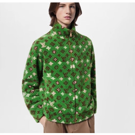 LOUIS VUITTON 루이비통 모노그램 플리스 자켓