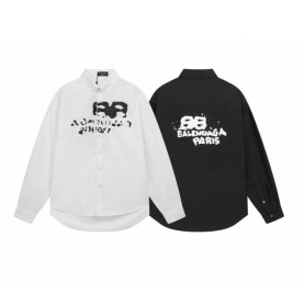 BALENCIAGA 발렌시아가 02 핸드드로우 로고 셔츠