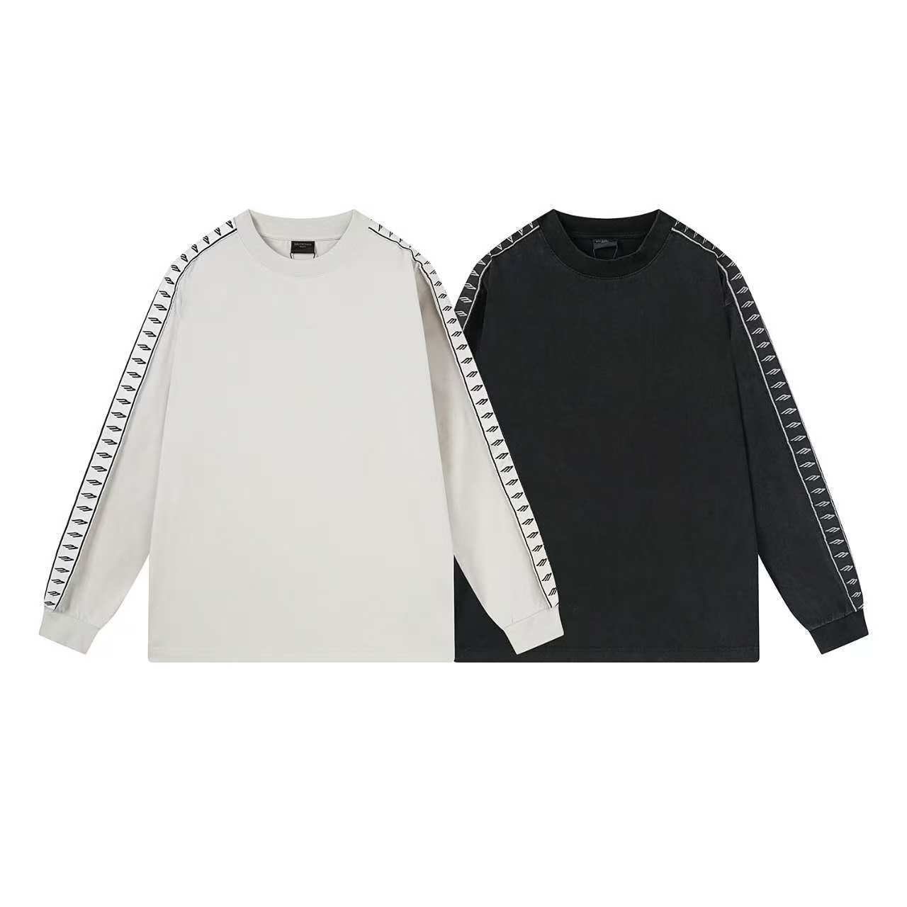 BALENCIAGA 발렌시아가 3297 스트라이프 워싱 롱 슬리브