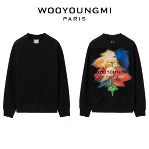 WOOYOUNGMI 우영미 스웨잉 플라워 맨투맨