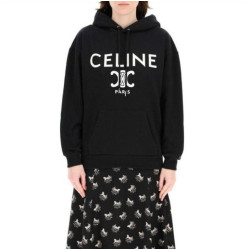 CELINE 셀린느 코튼플리스후즈 파리트리옴페 후드