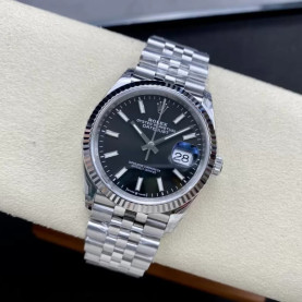 ROLEX 로렉스 데이저스트 검판 다이얼 바인덱스 SS 쥬빌레 36mm 최신 V2버전 126234