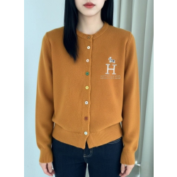 ●2월 판매 5위● HERMES 에르메스 빅 자수 홀스 니트 가디건 (H3714) 4COLOR