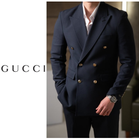 GUCCI 구찌 금장 더블자켓 2COLOR