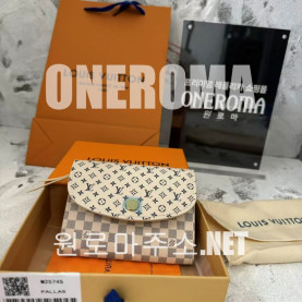 루이비통 로잘리 다미에 아주르 코인 카드지갑