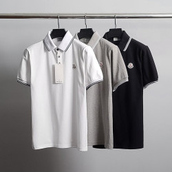 MONCLER 몽클레어 로고와펜 라인 PK 반팔 카라티