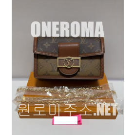 루이비통 도핀 체인 월릿