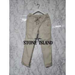 STONE ISLAND 스톤아일랜드 절개 코튼 밴딩팬츠 3COLOR
