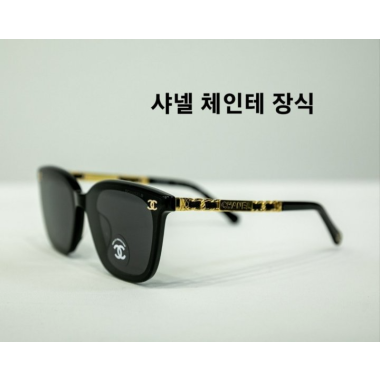CHANEL 샤넬 체인테 장식 선글라스