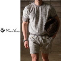 LOROPIANA 로로피아나 라이트그레이 셋업 2COLOR