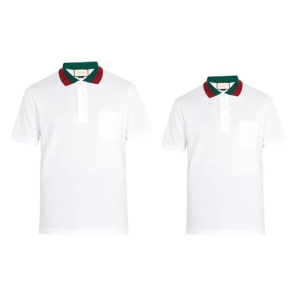 GUCCI 구찌 웹컬러 테이핑 카라 반팔티 2COLOR