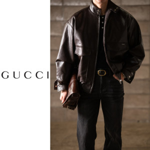GUCCI 구찌 수제작 가죽자켓 2COLOR