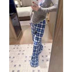 CHROME HEARTS 크롬하츠 이중오비 체크 팬츠 2COLOR