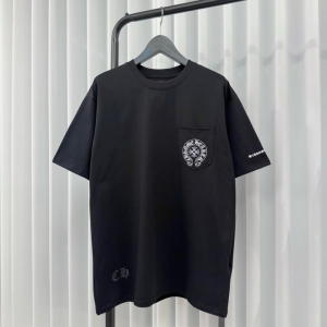 CHROME HEARTS 크롬하츠 홀스슈 포켓 로고 반팔 티셔츠 2COLOR