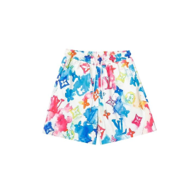 LOUIS VUITTON 루이비통 6454 물감 모노그램 스윔 쇼츠