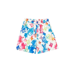 LOUIS VUITTON 루이비통 6454 물감 모노그램 스윔 쇼츠