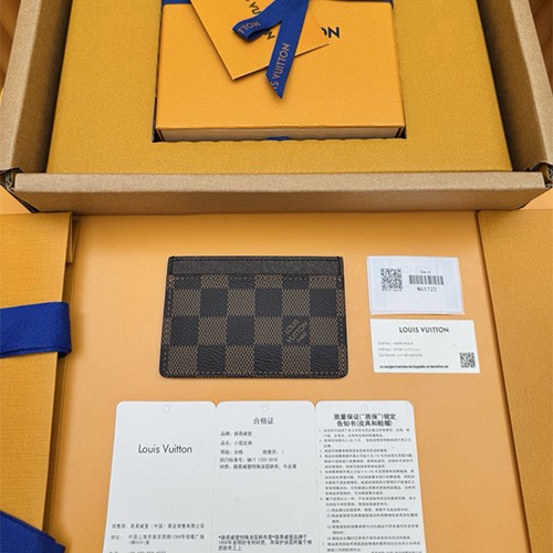 LOUIS VUITTON 루이비통 에벤 카드/명함지갑 N61722