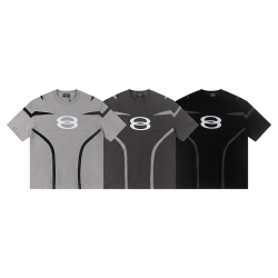 BALENCIAGA 발렌시아가 6376 유니티 스포츠 아이콘 바이커 반팔